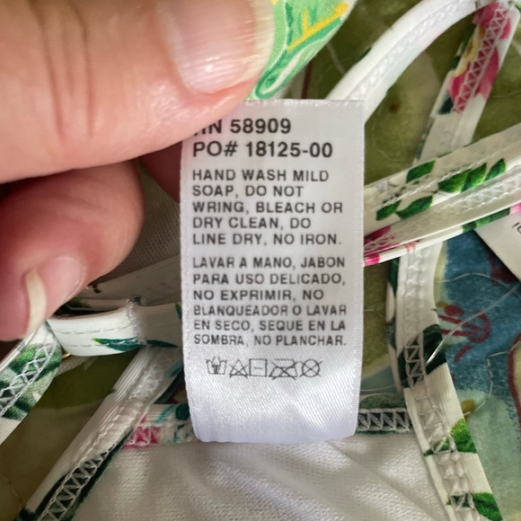 Gianni Bini Pretty Petals Halter bra NWT size Large - Picture 11 of 11